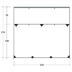 Outwell Hillcrest Tarp - Tarp 13 Outwell Hillcrest Tarp - Tarp -Brunner Shop outwell hillcrest tarp tarp detail 7